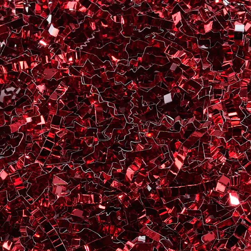 Лоскутки мятой рафии с эффектом металлик